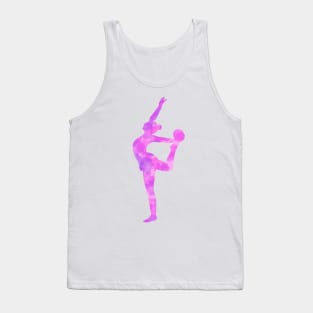 Pink Rhythmic Gymnast Ball Tank Top